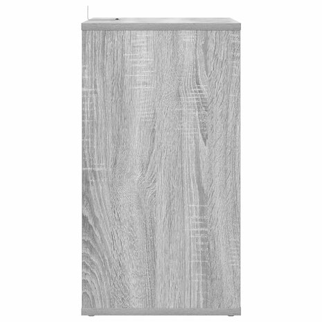 Platenkast Grijs Sonoma 38 x 33 x 61 cm Bewerkt hout 5