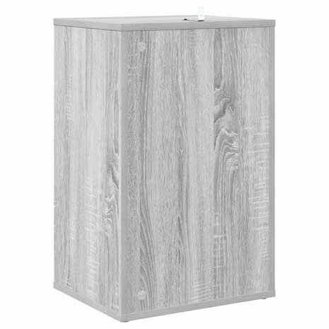 Platenkast Grijs Sonoma 38 x 33 x 61 cm Bewerkt hout 6