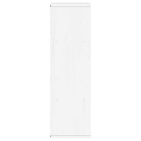 Bijzetkast met lade ODDA 40x24x79 cm massief grenenhout wit 7