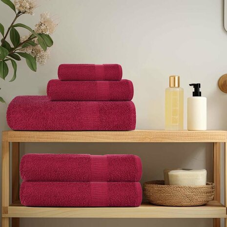 6-delige Handdoekenset FROGN 360 g/m&sup2; bordeaux 3
