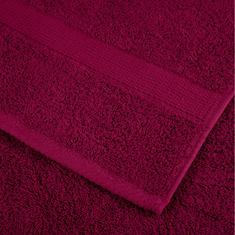 6-delige Handdoekenset SOLUND 600 g/m&sup2; bordeauxrood 5