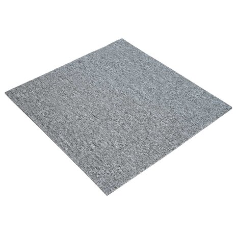 Tapijttegel Lichtgrijs 50 x 50 cm 20 st PP en Bitumen 2