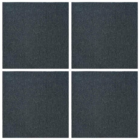 Tapijttegel Blauw Grijs 50 x 50 cm 4 st PP en Bitumen 3