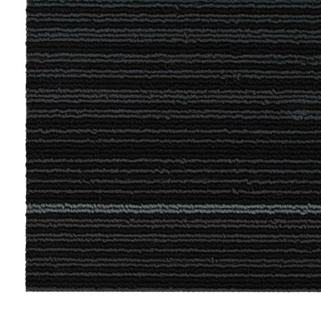 Tapijttegel Gestreept Donkergrijs 50 x 50 cm 20 st PP en Bitumen 6