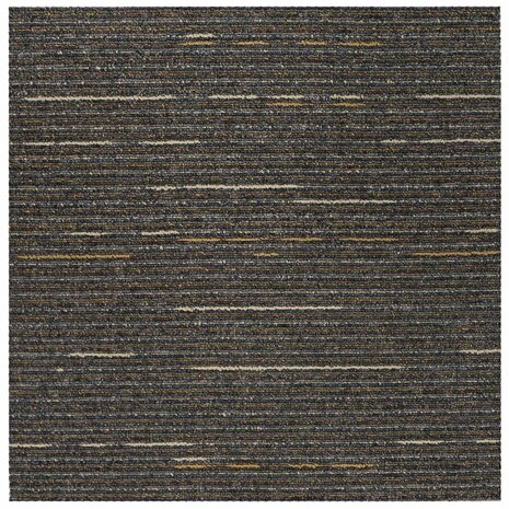 Tapijttegel Gestreept Lichtbruin 50 x 50 cm 4 st PP en Bitumen 5