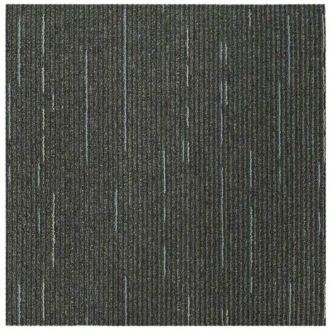 Tapijttegel Gestreept Lichtgroen 50 x 50 cm 4 st PP en Bitumen 5
