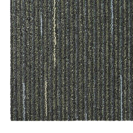 Tapijttegel Gestreept Lichtgroen 50 x 50 cm 20 st PP en Bitumen 6