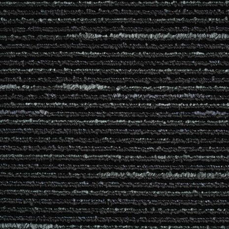 Tapijttegel Gestreept Zwart 50 x 50 cm 36 st PP en Bitumen 7