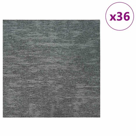Tapijttegel Rockgrijs 50 x 50 cm 36 st PP en Bitumen 3