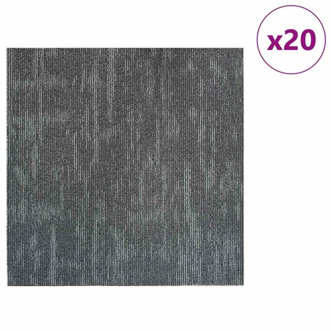 Tapijttegel Betongrijs 50 x 50 cm 20 st PP en Bitumen 3