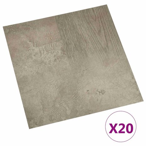 Zelfklevende Vloerplanken Donkergrijs en Zwart 30,5 x 30,5 cm 2