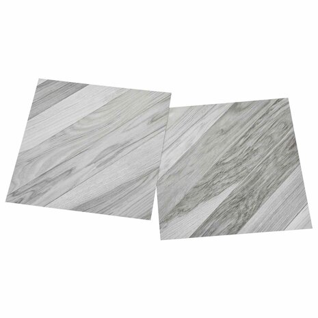 Zelfklevende Vloerplanken Grijs gestreept 30,5 x 30,5 cm 20 st 3