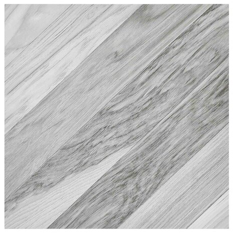 Zelfklevende Vloerplanken Grijs gestreept 30,5 x 30,5 cm 20 st 5