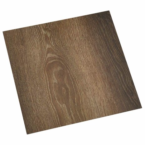 Zelfklevende Vloerplanken Bruin en zwart 30,5 x 30,5 cm 20 st 1