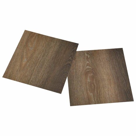Zelfklevende Vloerplanken Bruin en zwart 30,5 x 30,5 cm 20 st 3