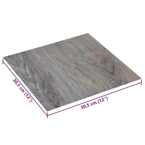 Zelfklevende Vloerplanken Lichtbruin en Zwart 30,5 x 30,5 cm 7