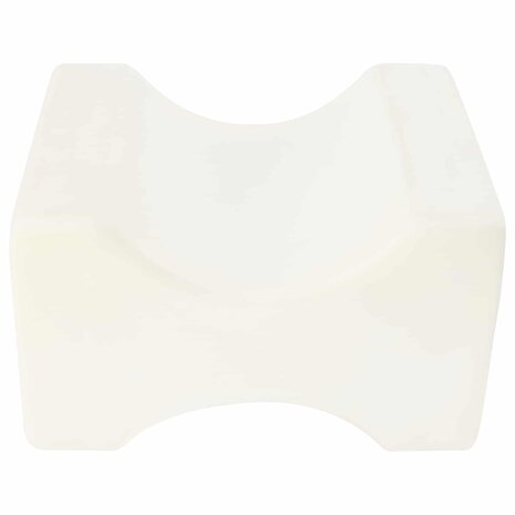 Knee Pillow Wit Traagschuim en polyester 26 x 21,5 x 15 cm 5