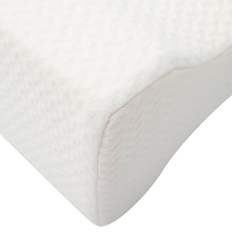 Knee Pillow Wit Traagschuim en polyester 26 x 21,5 x 15 cm 7