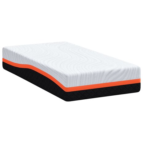 Matras Wit en Grijs 80 x 160 cm Jacquard stof 5