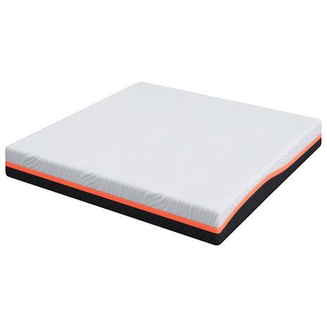 Matras Wit en Grijs 200 x 200 cm Jacquard stof 5