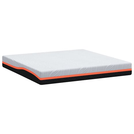 Matras Wit en Grijs 200 x 200 cm Jacquard stof 6