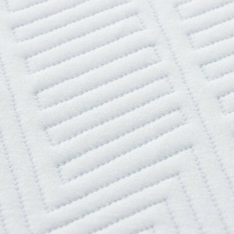 Matras Wit en Blauw 90 x 200 cm Jacquard stof 9