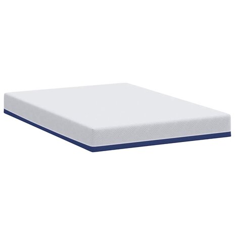 Matras Wit en Blauw 140 x 190 cm Jacquard stof 6
