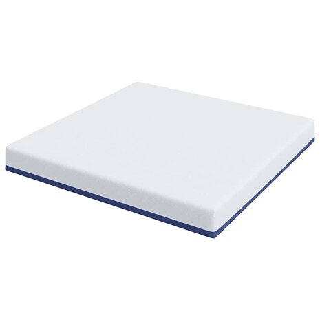 Matras Wit en Blauw 180 x 200 cm Jacquard stof 5