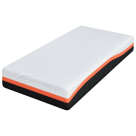 Matras Wit en zwart 80 x 160 cm Jacquard stof 4