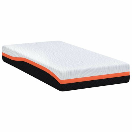 Matras Wit en zwart 80 x 160 cm Jacquard stof 5