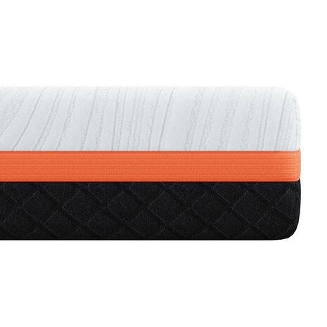 Matras Wit en zwart 80 x 160 cm Jacquard stof 6