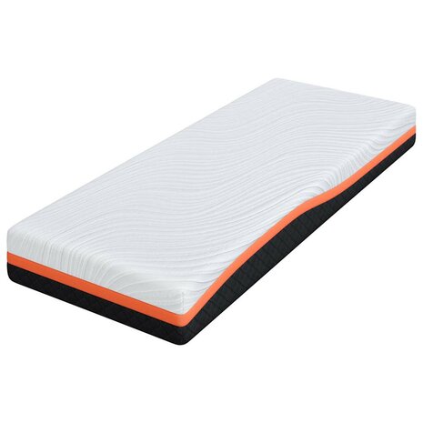 Matras Wit en zwart 80 x 200 cm Jacquard stof 4