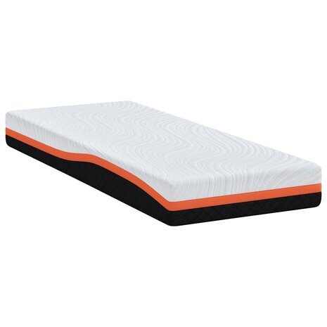 Matras Wit en zwart 80 x 200 cm Jacquard stof 5