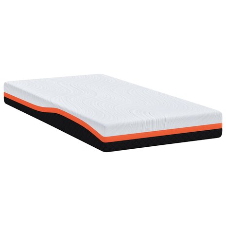 Matras Wit en zwart 90 x 190 cm Jacquard stof 5