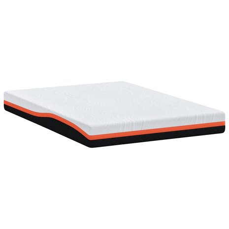 Matras Wit en zwart 140 x 190 cm Jacquard stof 6