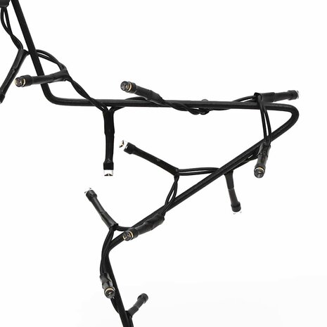 Kerstverlichting ster 3 st met grondpinnen 50 LED's 29 cm 8