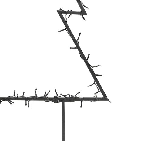 Kerstverlichting kerstboom met grondpinnen 80 LED's 60 cm 8