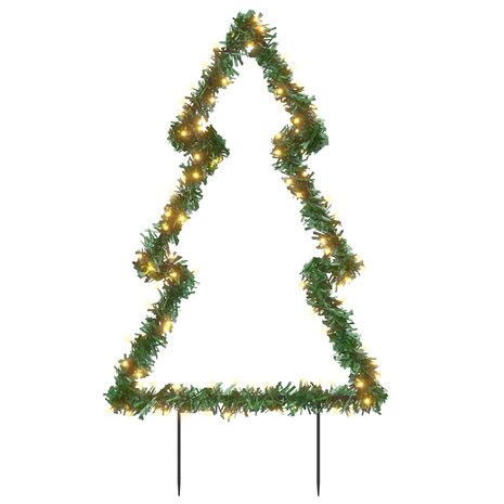 Kerstverlichting met grondpinnen boom 115 LED's 90 cm 2