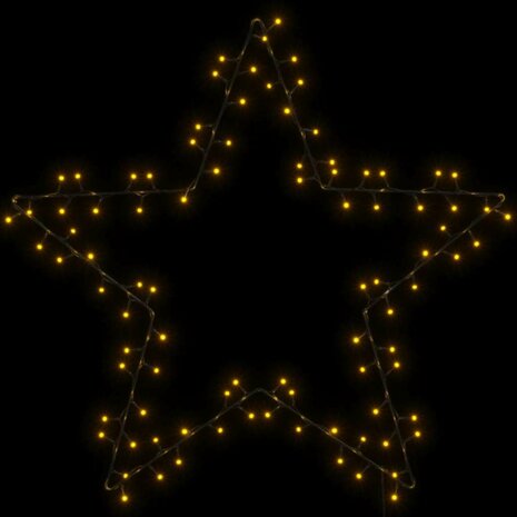 Kerstverlichting ster silhouet 115 LEDs warm wit 6