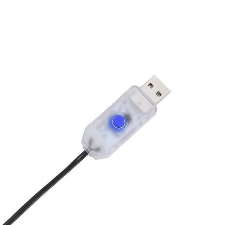 Kerstverlichting ster silhouet 115 LEDs warm wit 8