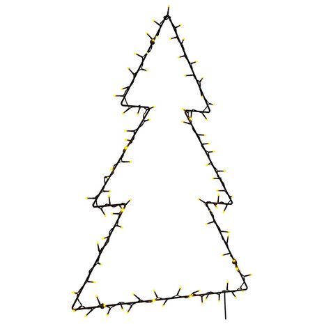 Kerstverlichting kerstboom silhouet 115 LEDs warm wit 1