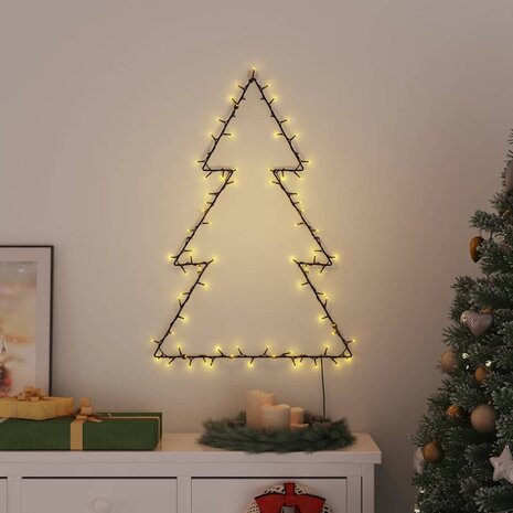 Kerstverlichting kerstboom silhouet 115 LEDs warm wit 2