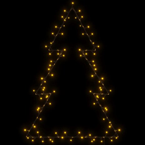 Kerstverlichting kerstboom silhouet 115 LEDs warm wit 5