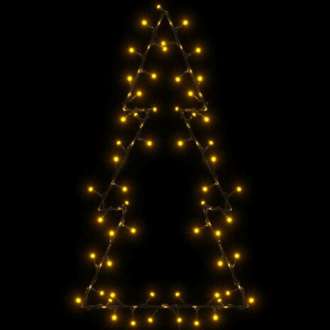 Kerstverlichting kerstboom silhouet 80 LEDs warm wit 5