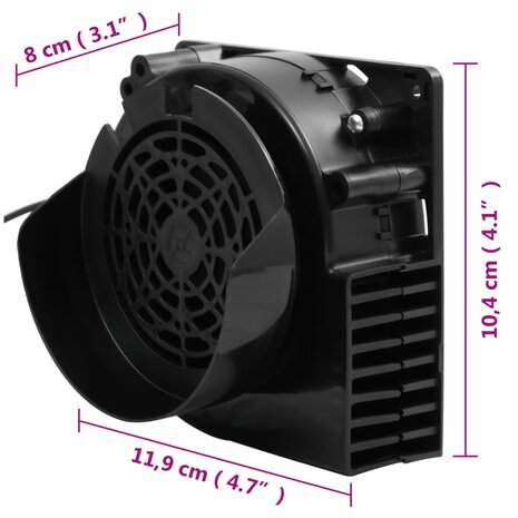 Lichtslinger met 66 LED's en ventilator 660 cm 8