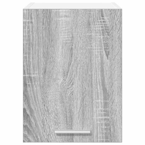 Hangkast Grijs Sonoma en Wit 30 x 31 x 40 cm Bewerkt hout 6