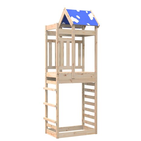 Speeltoren Bruin 85 x 52,5 x 239 cm Massief grenenhout 1