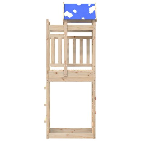 Speeltoren Bruin 85 x 52,5 x 239 cm Massief grenenhout 2