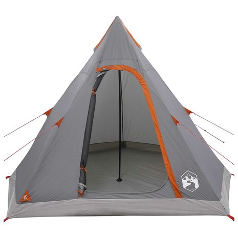 3-persoons Grijs en Oranje 185T Polyester met PU Coating 4