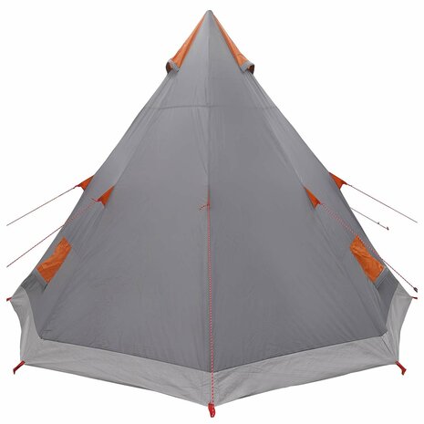 3-persoons Grijs en Oranje 185T Polyester met PU Coating 7